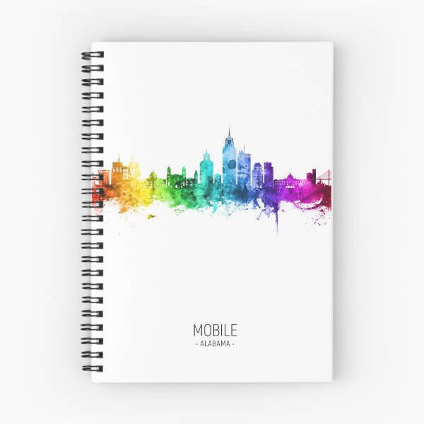 Item preview, Mobile Alabama Skyline designed and sold by ArtPrints.