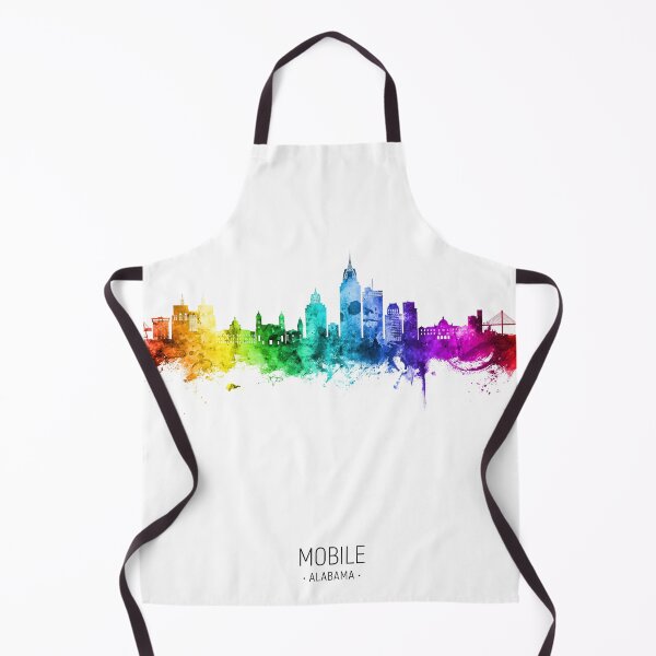 Item preview, Mobile Alabama Skyline designed and sold by ArtPrints.