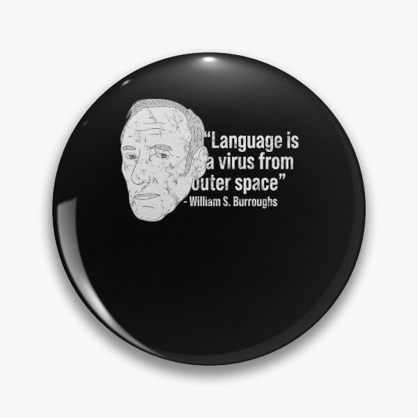 Item preview, Distressed William Burroughs - B&W Poet Quote - Beat designed and sold by DeWinnes.