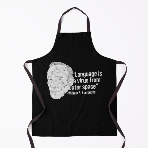 Item preview, Distressed William Burroughs - B&W Poet Quote - Beat designed and sold by DeWinnes.
