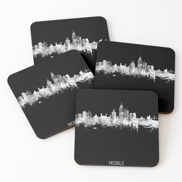 Item preview, Mobile Alabama Skyline designed and sold by ArtPrints.