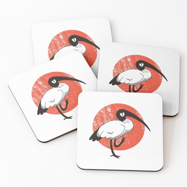 Item preview, White bird, ibises designed and sold by DerSenat.
