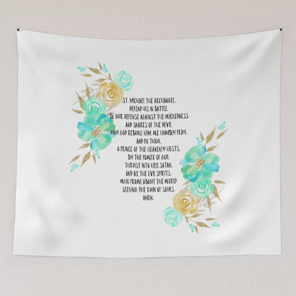 Item preview, St. Michael the archangel Prayer  designed and sold by Lupappdesigns.