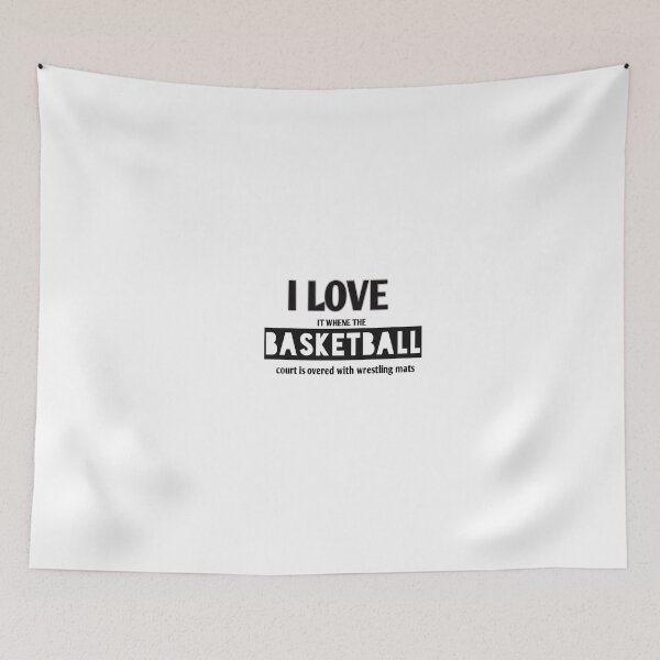 Item preview,  I love it where the basketball court is overed with wrestling mats designed and sold by Andreastore.