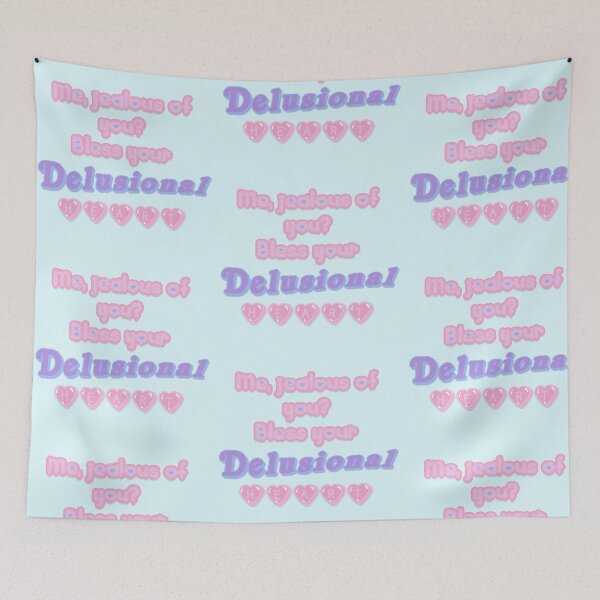 Item preview, Bless your Delusional Heart designed and sold by JmirameDesigns.