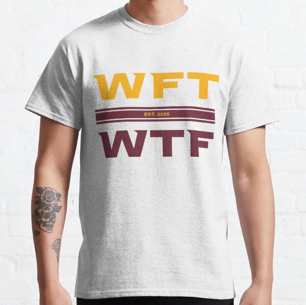 WTF Washington Team of Football Active T-Shirt for Sale by azmndesigns