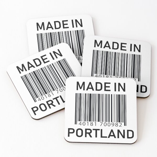 Item preview, Made In Portland Barcode Design designed and sold by ArqDezines.