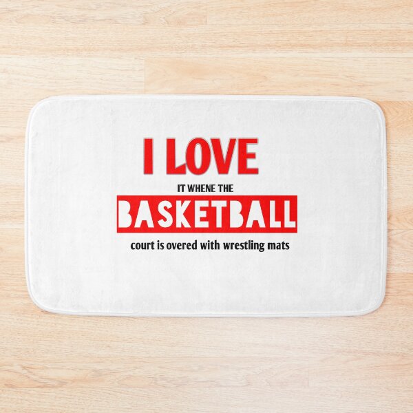 Item preview,  I love it where the basketball court is overed with wrestling mats designed and sold by Andreastore.