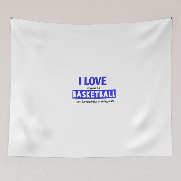 Item preview, I love it where the basketball court is overed with wrestling mats designed and sold by Andreastore.