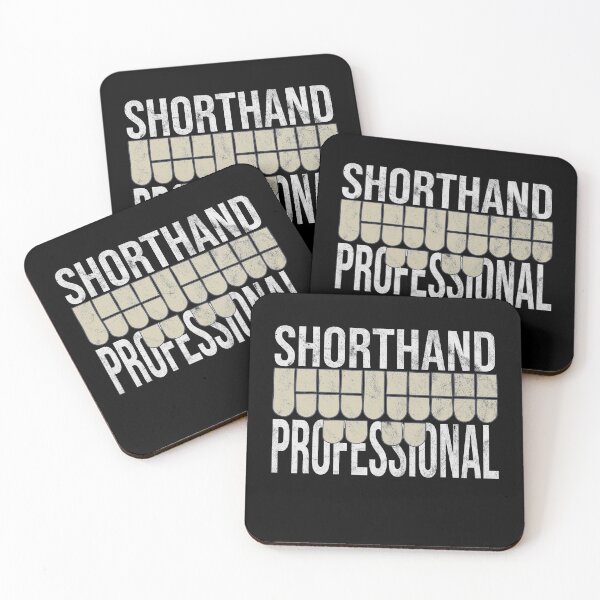 Item preview, Distressed Stenographer - Shorthand Professional - Justice designed and sold by DeWinnes.