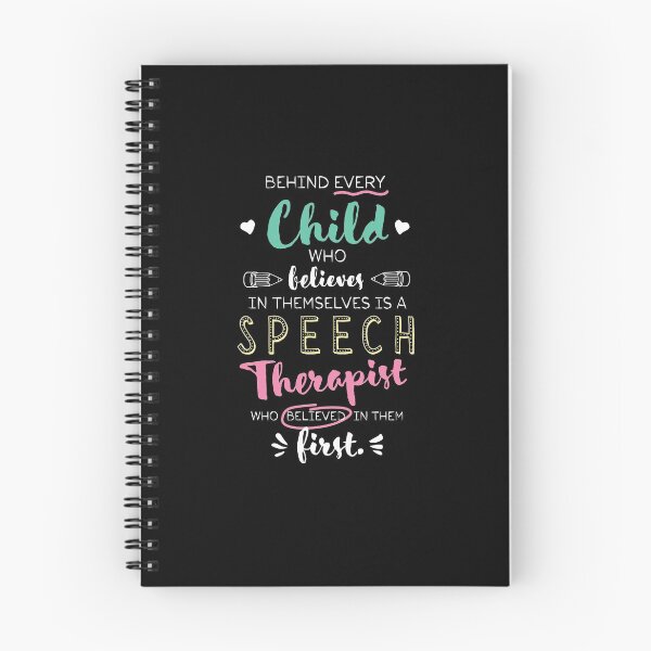 Item preview, Great Speech Therapist who believed - Appreciation Quote designed and sold by betternotes.