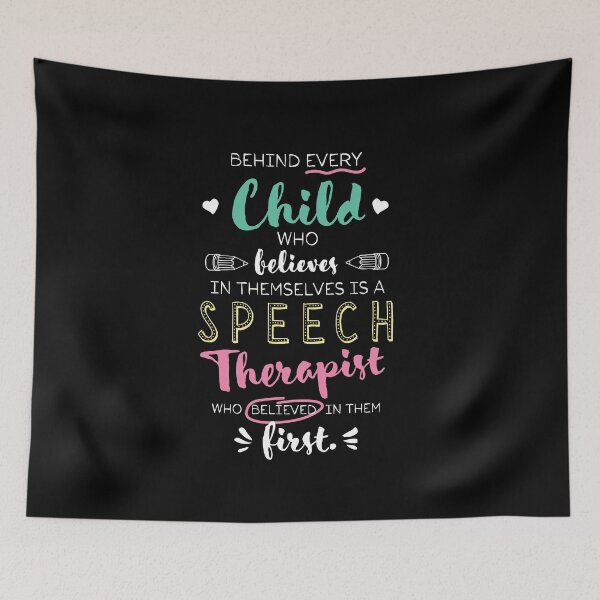 Item preview, Great Speech Therapist who believed - Appreciation Quote designed and sold by betternotes.