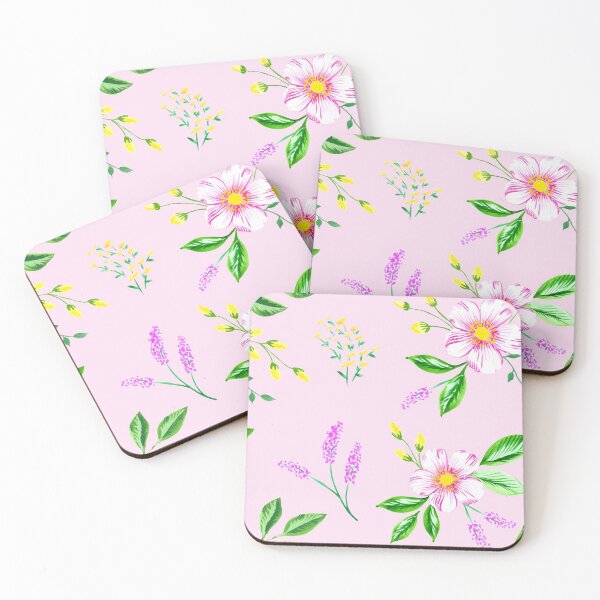Item preview, Pink flowers in a valley designed and sold by Katbydesign.