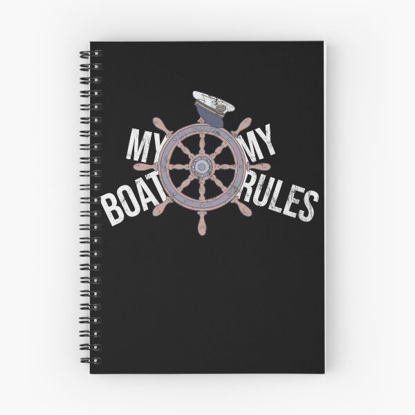 Item preview, Distressed Steering Captain - My Boat My Rules - Shipmaster designed and sold by DeWinnes.