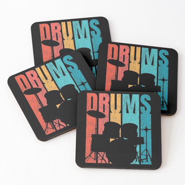 Item preview, Drumset Drummer Drums Retro vintage gift designed and sold by Grimbart.