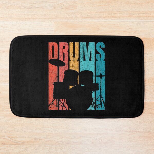 Item preview, Drumset Drummer Drums Retro vintage gift designed and sold by Grimbart.