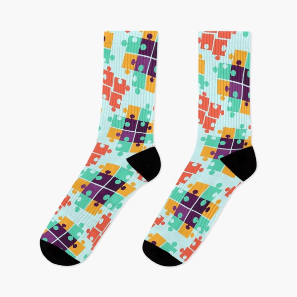 Item preview, Autism Awareness Puzzle Pattern Gift designed and sold by Patterntastic.