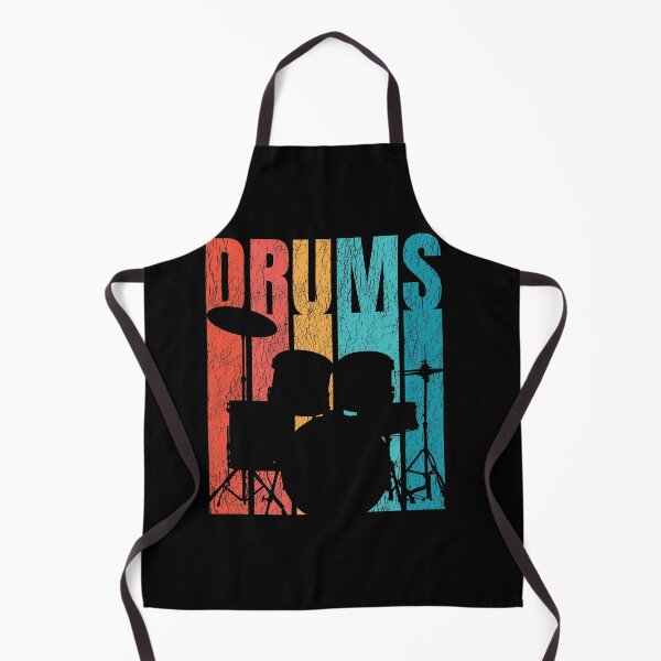 Item preview, Drumset Drummer Drums Retro vintage gift designed and sold by Grimbart.