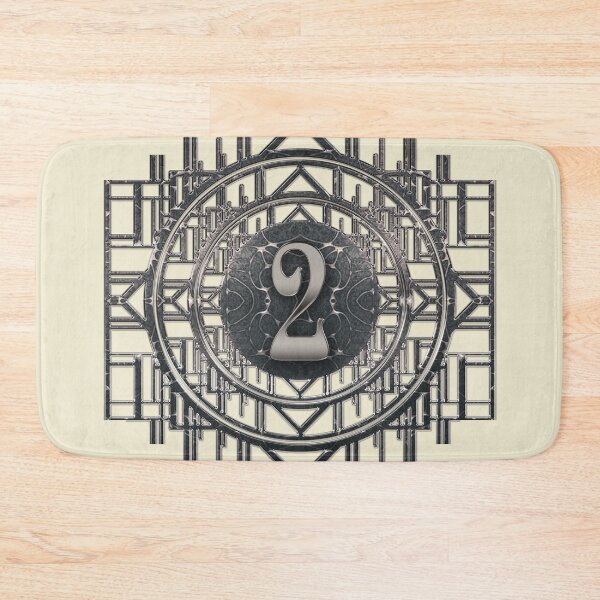 Item preview, 2 Number Two Art Nouveau Vintage Numbers designed and sold by Xarah.