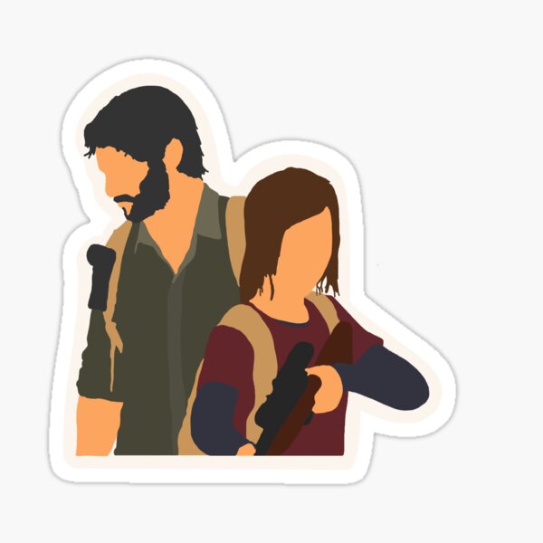 Ellie y Joel Pegatina