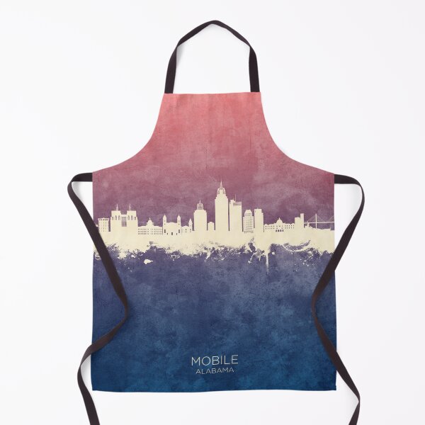 Item preview, Mobile Alabama Skyline designed and sold by ArtPrints.
