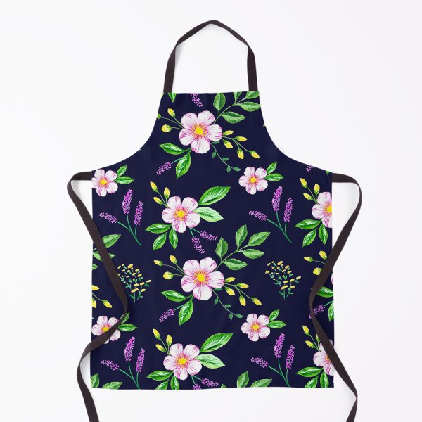 Item preview, Dark blue flowers in a valley designed and sold by Katbydesign.