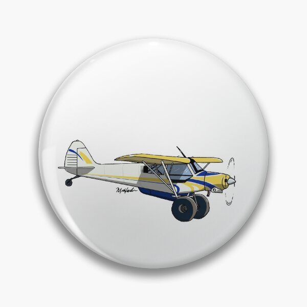 Item preview, Piper Cub yellow blue designed and sold by Michael Garber.
