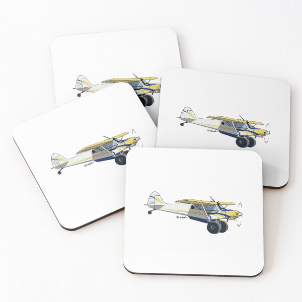 Item preview, Piper Cub yellow blue designed and sold by Michael Garber.