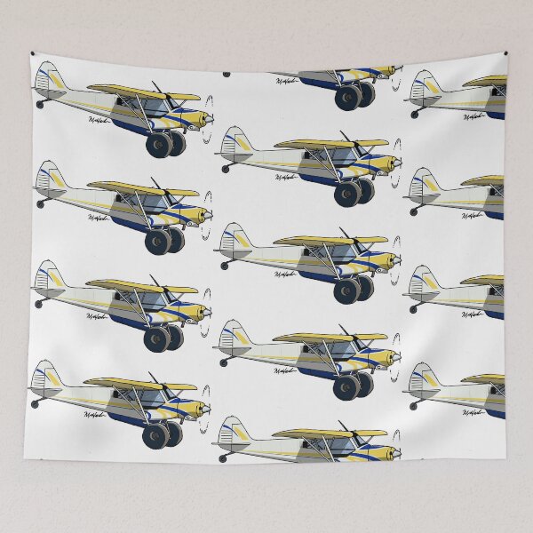 Item preview, Piper Cub yellow blue designed and sold by Michael Garber.