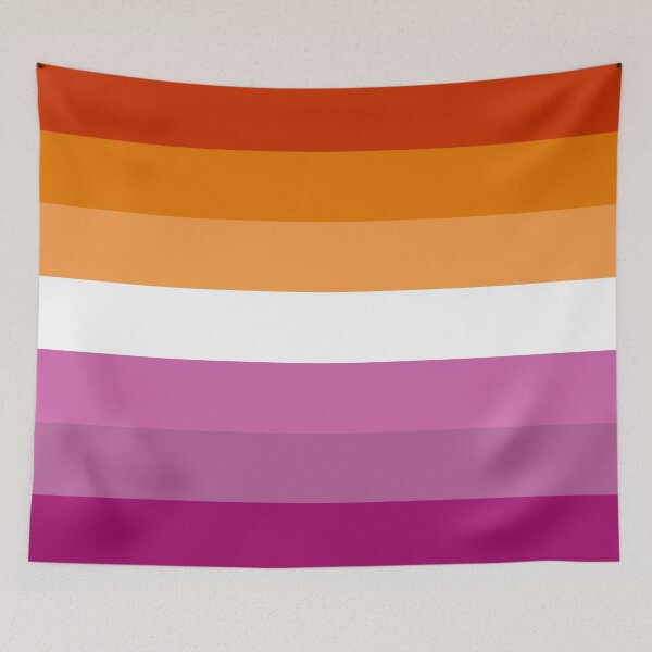 Item preview, Proud Lesbian Pride Flag (Proud LGBTQ+ Community Pride Flag) designed and sold by teeworthy.