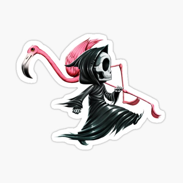 Vista previa del artículo con la obra «Viernes informal de Grim Reaper», diseñado y vendido por andremuller.