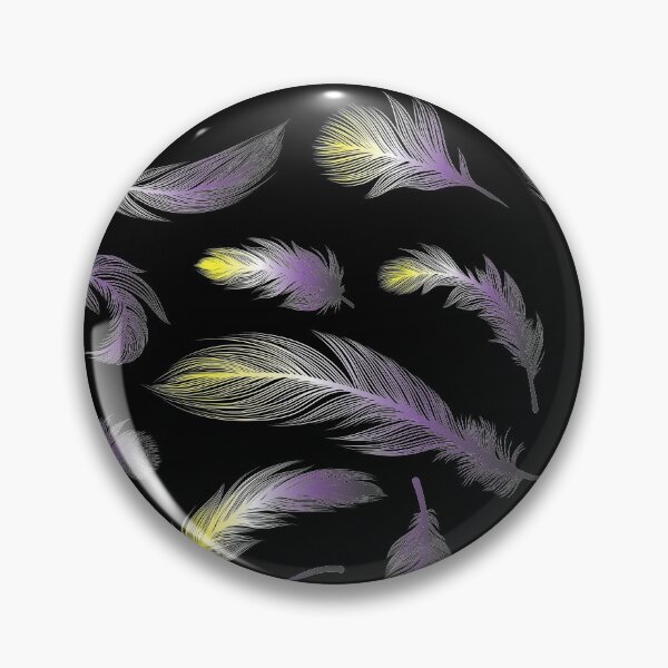 Item preview, Non Binary pride Feathers designed and sold by Pridish.