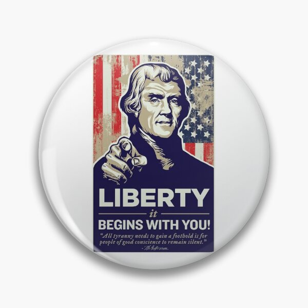 Item preview, Jefferson liberty begins with you designed and sold by TravisLake12.