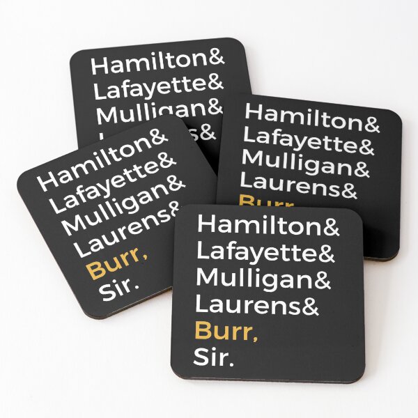 Item preview, Hamilton, Laurens, Lafayette, Mulligan, Burr, Sir  designed and sold by TravisLake12.