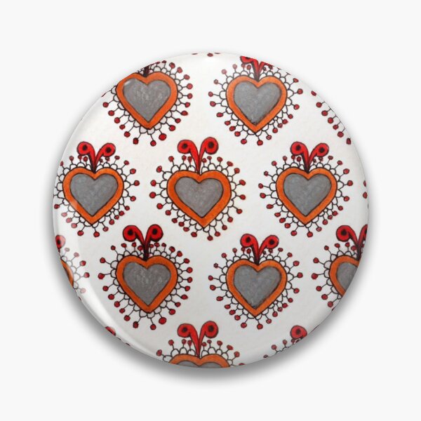 Item preview, Pattern Heart in Red and White Design 105 designed and sold by Artnigel.