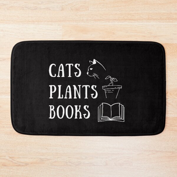 Item preview, Cats Plants Books Shirt Introvert Awkward Relax Cute Funny Sarcastic Happy Fun Inspirational Gift designed and sold by EpsilonEridani.