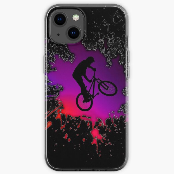 Cool Bmx Bike for halfpipe with nice Wheel, BMX stunt bike iPhone Soft Case