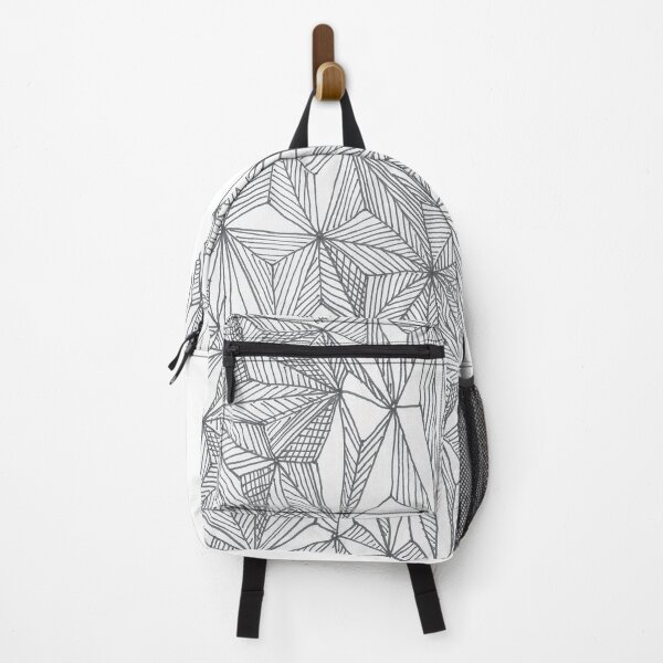 Item preview, Geometric star wall black ink drawing by DLH designed and sold by LabyrinthsbyDLH.