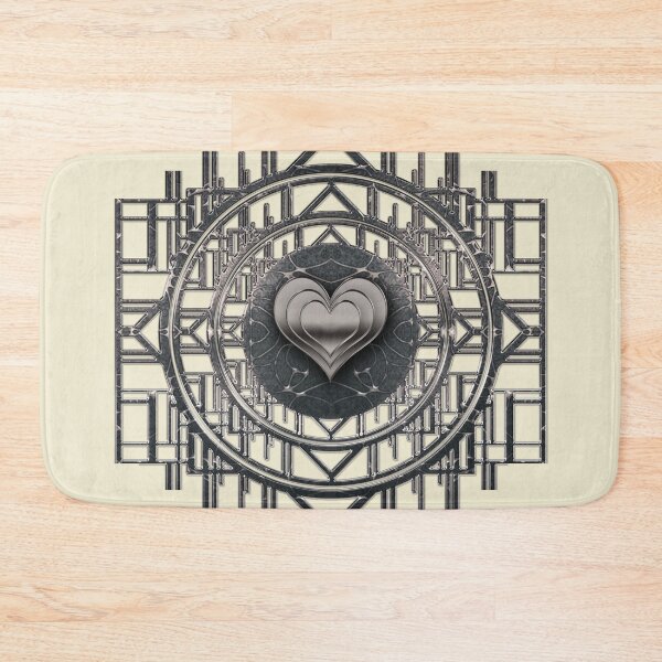 Item preview, Silver vintage heart in Art Nouveau Art Deco designed and sold by Xarah.