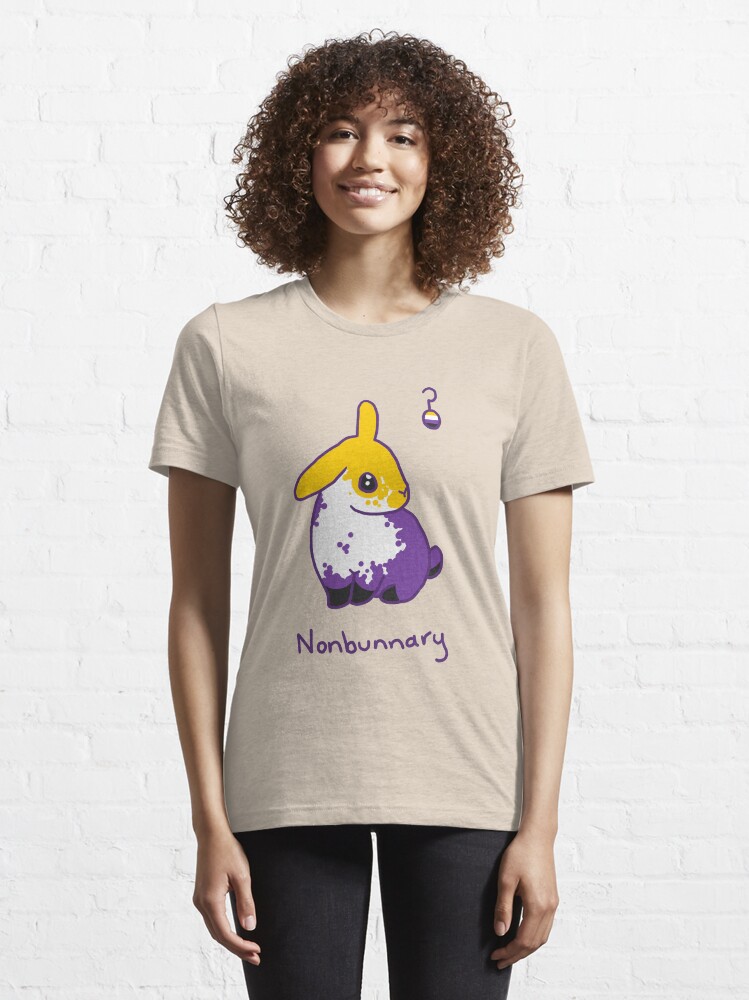Vista alternativa de Camiseta esencial Nonbunnary original