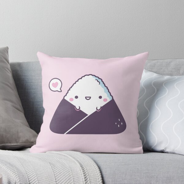 Item preview, Cute Happy Onigiri Japanese Rice Ball designed and sold by rustydoodle.