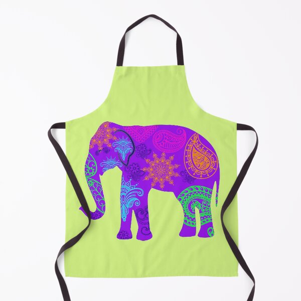 Item preview, Purple paisley elephant designed and sold by FerretSteph.