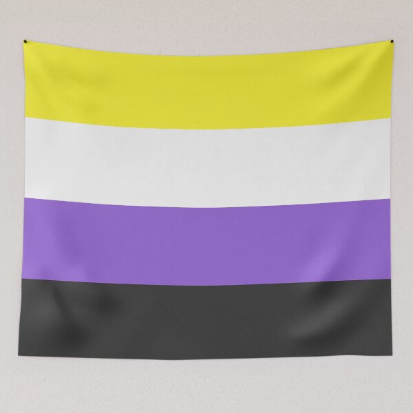 Item preview, Proud Nonbinary Pride Flag (Proud LGBTQ+ Community Pride Flag) designed and sold by teeworthy.