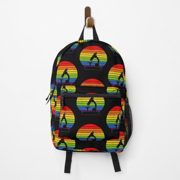 Item preview, RETRO VINTAGE RAINBOW SUNSET with MICROSCOPE Micro designed and sold by Hippiesole.