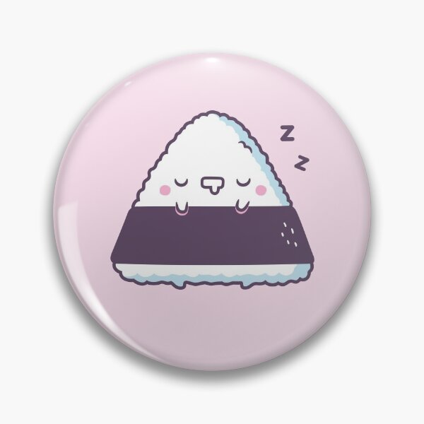 Item preview, Cute Sleeping Onigiri Japanese Rice Ball designed and sold by rustydoodle.