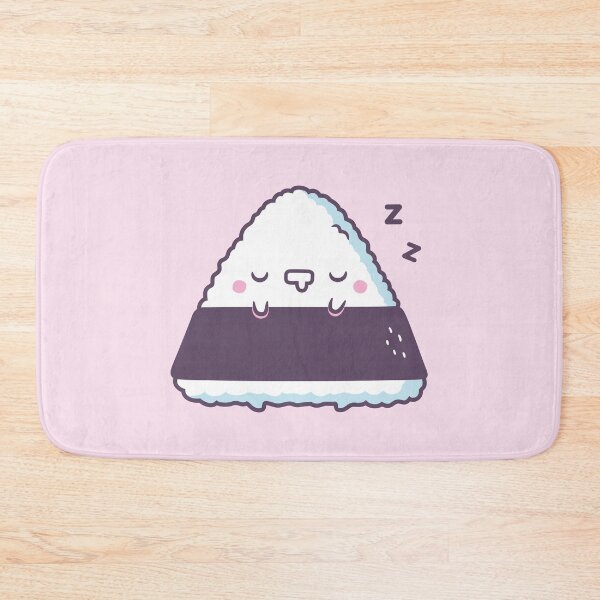 Item preview, Cute Sleeping Onigiri Japanese Rice Ball designed and sold by rustydoodle.