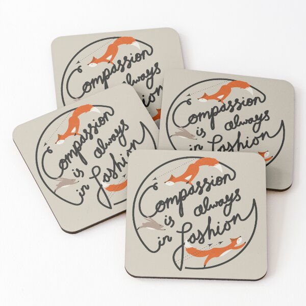 Item preview, Compassion is always in fashion - ban fox and rabbit fur hunting designed and sold by EarthlingTom.