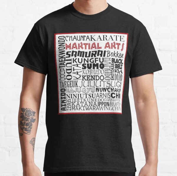 Martial Arts word collage Classic T-Shirt