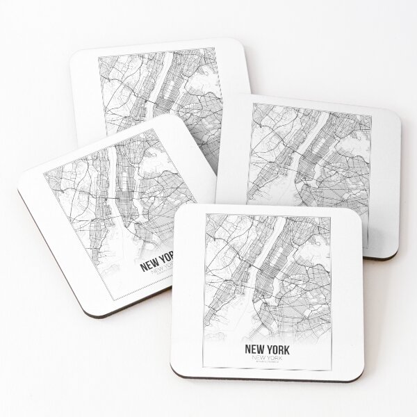 Item preview, New York Map Print | New York NY USA | Wall Art Poster  designed and sold by Douglas Berg.
