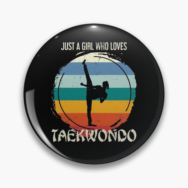 Item preview, Just A Girl Who Loves Taekwondo designed and sold by bestshirtdesign.